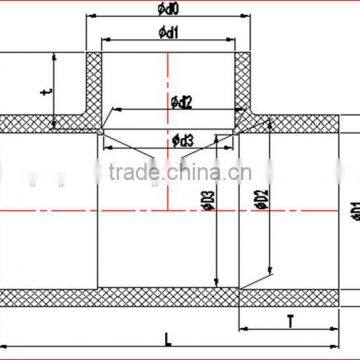 High Quanlity Economic PVC Pipes And Price Reducing Tee photo-2