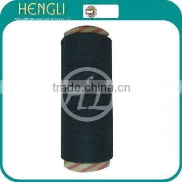 Ne19 recycled open end black cotton yarn for sock yarn manufacturer