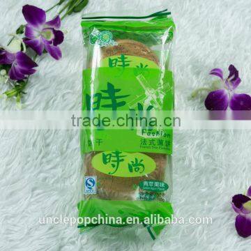 Mi Lao Tou snacks 150g sandwich biscuit (green apple flavor))