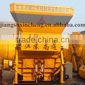 Large output of JS750 Mixer Concrete brick production