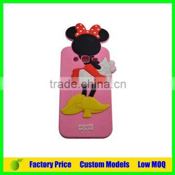 Silicone 3d phone back cover case for HUawei G730 phone back cover