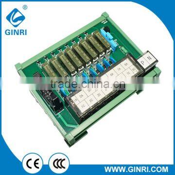 MIL/IDC Connector 8 Channel 1a Slim Relay Module with Phillips screws (PLC Output Amplified Board) JR-B8PJ-F/24VDC