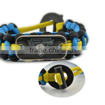 Camping Equipment 2016 Wholesale Paracord Survival Kit Adjustable Hook and Loop Fire Starter Buckles Paracord Quality Choice photo-2