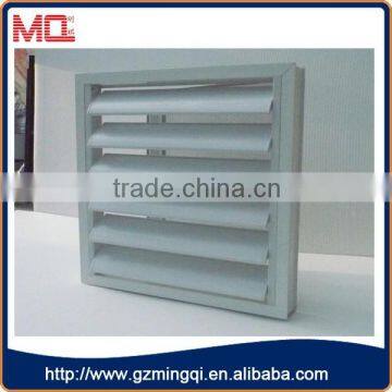 Fixed design cheap price pvc/plastic window louver