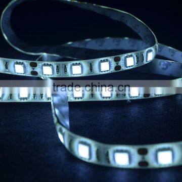 2016 High Lumen 60led/m 50000 Hours Life Outdoor Christmas Decoration Thin Bare-board Pcb DC 12V SMD 5050 LED Strip Light photo-2