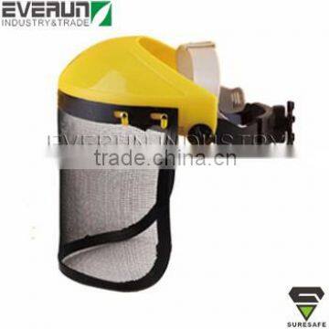 CE approved wire mesh visor protective face shield