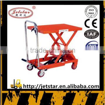 Mini Hand Hydraulic Lifting Table Trolley