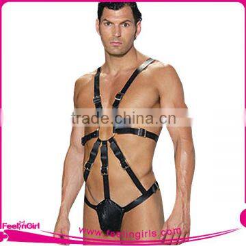 Christmas Nighty Men Sexy Male Leather Lingerie Hot