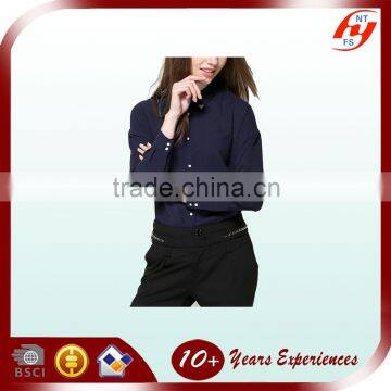 2016 Autumn Spring New Fashion Woman Long Sleeve Blouse Ladies Casual Comfortable Office Blouse Shirt