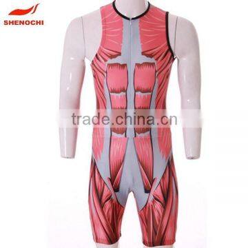 2015 Hot Selling China Wholesale Cheap Printed Triathlon Men Suits