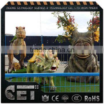 walking dinosaur rides animatronic Triceratops rides riding dinosaur for amusement park