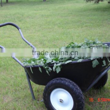 8CBF Black Plastic Garden Cart