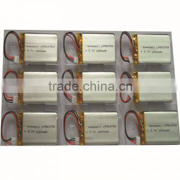 Toys car Power Battery 3.7v 1200mah Li-polymer Storage Battery