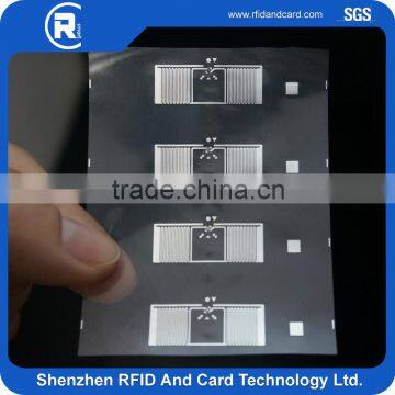 EPC Class 1 Gen 2 ISO-18000-6C 9620 UHF RFID tag DRY /Wet INLAY