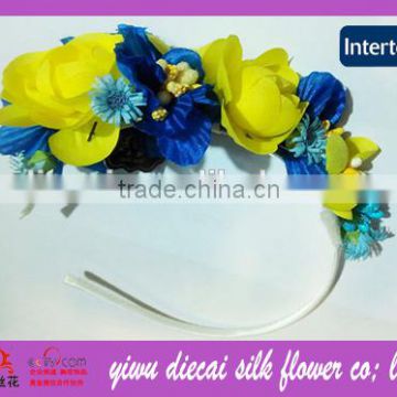 New Arrival Multicolor Flower Decorated Hairband