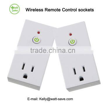 RF Smart Wireless Electric Socket Switch Set EU Plug K21 2+1 photo-2