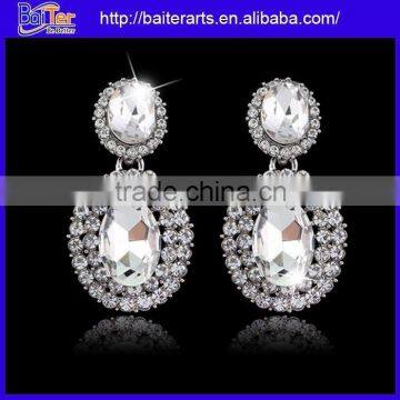 Cheap Blue Crystal Indian Style Drop Earrings Jewelry Wholesale photo-4
