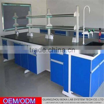 Acid Resistant Hospital Lab Workbench Table With Sink Quality Choice photo-2