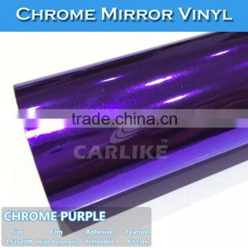 CARLIKE Trade Assurance 1.52*30M Red Chrome Mirror Car Foil photo-4