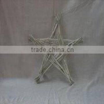 promotional wooden hanging star ,christmas decoration