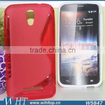 Red S Line Cover for Vodafone Smart 4 power TPU Case