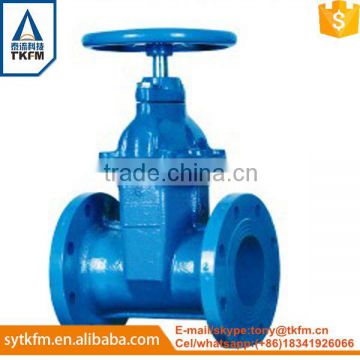 2015 TKFM water gas oil medium low pressure flange connection food grade 6 inch gate valve cf8m