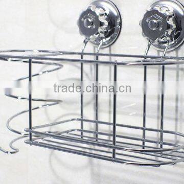 2016 No Drilling Easy Installation Stainless Steel Wall Mounted Straightener Holder With Strong Vacuum Suction Hook photo-5