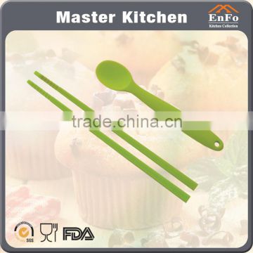 JF11018 Silicone chopstick & spoon set