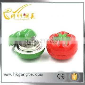 GT-820 plastic & metal cigarette grinder,2 layers tomato herb grinder