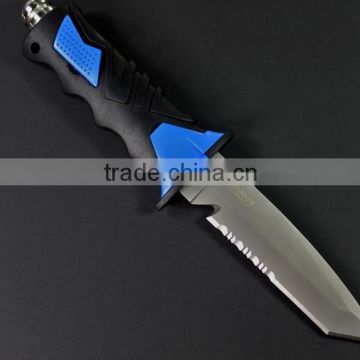 high quality Beta titanium scuba diving knife for outdoor underwater sports