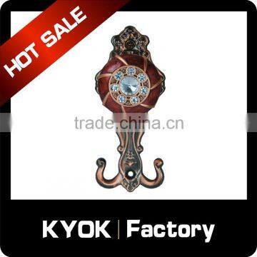 KYOK Flower Designs Fancy American Shower Curtains Hooks,thickness 0.5mm Metal Curtain Rod Accessories Quality Choice photo-2