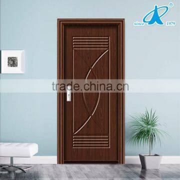 Latest Design Interior PVC coated MDF Wooden Doors for rooms