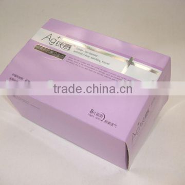 silver stamping foil paper packing box printing paper box for gift package