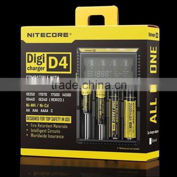 Nitecore intellicharge I4 nitecore d2/Nitecore D4 battery charger, nitecore 18650 battery and charger/18650 battery charger