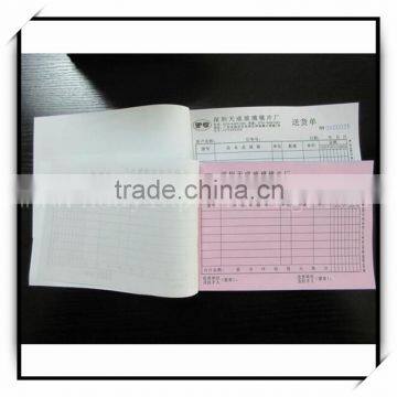 2ply warehouse usage carbonless book custom printing