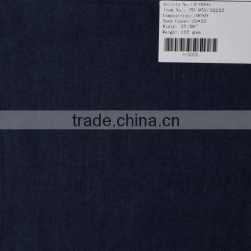 22*22 piece dye pure hemp fabric