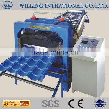 The five-star south africa type cold fromed steel iron sheet metal roof tile panel machine made in china