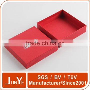 Luxury Design Red Color Paper Box Bracelet Lid and Tray Box Quality Choice photo-4