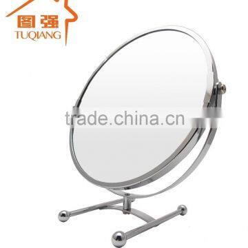 Fashion small glass makeup mirror double sided cosmetic mirror