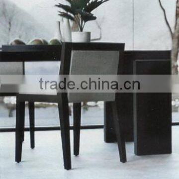 Solid wood fabric dining chair (C33)