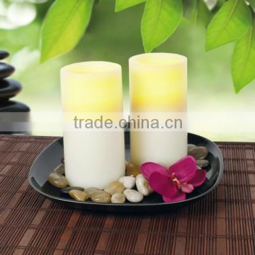 Pillar Cylindrical Flameless LED Wax Parraffine Candle Light