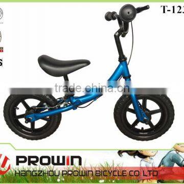 2016 12" blue balance bike bicicleta kids walking push bike balance bikes for children (PW-T12306)