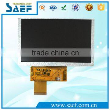 SAEF Lcd Panel 800x480 Dots TFT Display High Brightness 5.0 Inch Screen With RGB Interface 40 Pins photo-2