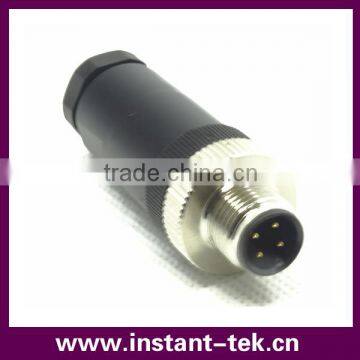 INST Plastic M12 4pin Connector