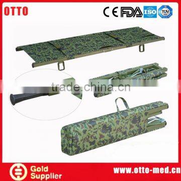 Foldable first aid stretcher