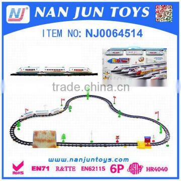 DIY Hot and New Kids Plastic Toy B/O Rail Car