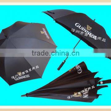 GNS-27FA fiberglass ribs auto open promotional golf umbrella with logo