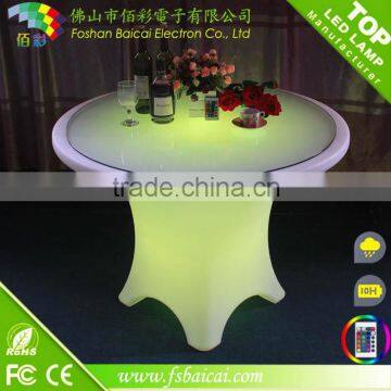 RGB color changing light up led dining table/table led