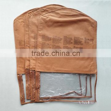 Zhejiang factory customs packaging bag for men's suit garments