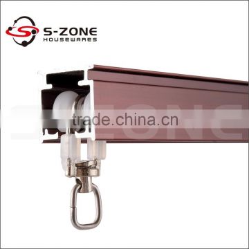 Aluminium sliding window hanging curtain rail